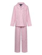 Sl-Sleepwear Pyjamassæt Pink Polo Ralph Lauren