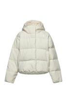 G North Down Hooded Jacket Foret Jakke White The North Face