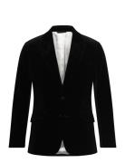 Lenny S Velvet Blazer Designers Blazers Single Breasted Blazers Black ...