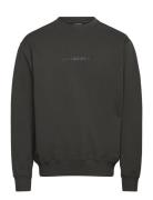 Callan Logo Crew Neck Tops Sweatshirts & Hoodies Sweatshirts Black J. ...