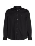 Core Flex Poplin Solid Rf Shirt Tops Shirts Casual Black Tommy Hilfige...