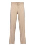 Man Fine Knit Pants Bottoms Sweatpants Cream Davida Cashmere