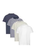 Tnboys Basic S_S Tee Multi Pack Tops T-Kortærmet Skjorte Multi/pattern...