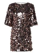 Cmsequince-Dress Kort Kjole Gold Copenhagen Muse