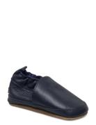 Leather Shoe - Loafer Slippers Hjemmesko Blue Melton