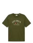 Ivy League T-Shirt Tops T-Kortærmet Skjorte Green Les Deux