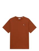 Clyde T-Shirt Tops T-Kortærmet Skjorte Orange Les Deux