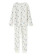 Nkfnightset Jet Stream Butterfly Noos Pyjamassæt White Name It