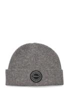 Wool Knitted Beanie Accessories Headwear Beanies Grey GANT