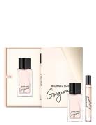 Gift Set Gorgeous! Edp + Purse Spray Parfume Sæt Nude Michael Kors Fra...