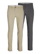 Jpstmarco Jjdave 2Pk Mp Noos Bottoms Trousers Chinos Beige Jack & J S