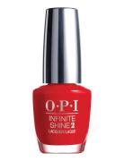 Infinite Shine Unequivocally Crimson Neglelak Makeup Red OPI