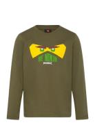 Lwtano 703 - T-Shirt L/S Tops T-shirts Long-sleeved T-Skjorte Khaki Gr...