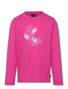 Lwtano 630 - T-Shirt L/S Tops T-shirts Long-sleeved T-Skjorte Pink LEG...