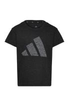 Jg Bl Win Tee Sport T-Kortærmet Skjorte Black Adidas Sportswear