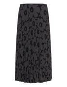 Myy Unikko Skirts Knee-length & Midi Skirts Black Marimekko