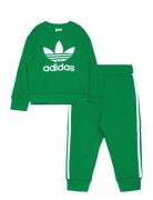 Trefoil Crew Se Sport Sweatsuits Green Adidas Originals