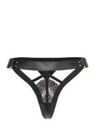 Occult String Tr G-streng Undertøj Black Hunkemöller