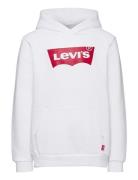 Po-Pull-Over Hoody Tops Sweatshirts & Hoodies Hoodies White Levi's