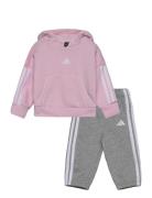 I 3S Fl Hd Jog Sets Tracksuits Pink Adidas Sportswear