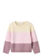 Nmfnasille Ls Knit Box Tops Knitwear Pullovers Pink Name It