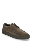 Biatom Lace Shoe Suede Loafers Flade Sko Brown Bianco