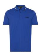 Paddy Pro Sport Polos Short-sleeved Blue BOSS