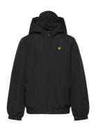 Zip Through Hooded Jacket Skaljakke Outdoorjakke Black Lyle & Scott