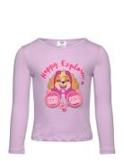 Tshirt Tops T-shirts Long-sleeved T-Skjorte Pink Paw Patrol