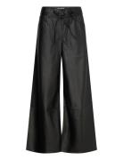 Xl Straight - Fx Leather Blacks Bottoms Trousers Leather Leggings-Buks...