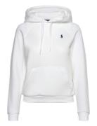 Shrunken Fit Fleece Hoodie Tops Sweatshirts & Hoodies Hoodies White Po...