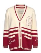 Gant Varsity Cardigan Tops Knitwear Cardigans Red GANT