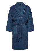 Organic Terry Bathrobe Morgenkåbe Blue GANT