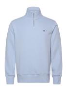 Reg Shield Half Zip Sweat Tops Sweatshirts & Hoodies Sweatshirts Blue ...