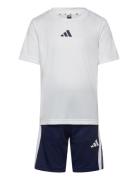 J Tr-Es 3S Set Sport Sets With Short-sleeved T-shirt White Adidas Spor...