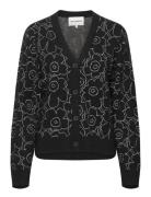 Eilinen Piirto Unikko Tops Knitwear Cardigans Black Marimekko