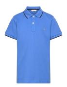 Gant Striped Polo Pique Rugger Tops T-shirts Polo Shirts Short-sleeved...