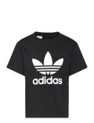 Trefoil Tee Tops T-Kortærmet Skjorte Black Adidas Originals