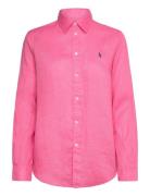 Classic Fit Linen Shirt Tops Shirts Linen Shirts Pink Polo Ralph Laure...