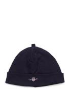 Shield Beanie Accessories Headwear Hats Beanie Navy GANT