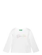 T-Shirt L/S Tops T-shirts Long-sleeved T-Skjorte White United Colors O...