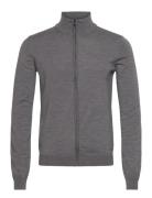 San Jorge-M Tops Knitwear Full Zip Jumpers Grey HUGO