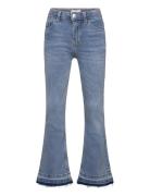 Short-Sleeved Tencel Cotton Shirt Bottoms Jeans Wide Jeans Blue Mango