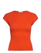 Rodebjer Otta Body Tops T-shirts & Tops Short-sleeved Red RODEBJER