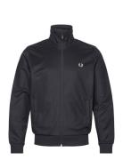 Track Jacket Tops Sweatshirts & Hoodies Sweatshirts Black Fred Perry