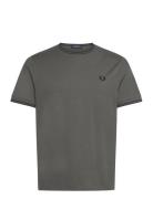 Twin Tipped T-Shirt Designers T-Kortærmet Skjorte Khaki Green Fred Per...