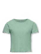 Kognella S/S O-Neck Top Noos Jrs Tops T-Kortærmet Skjorte Green Kids O...