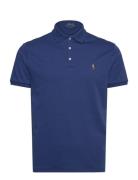 Custom Slim Fit Soft Cotton Polo Shirt Tops Polos Short-sleeved Navy P...