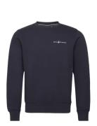 Bowman Logo Sweater Tops Sweatshirts & Hoodies Sweatshirts Navy Sail R...