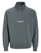 Jorvesterbro Sweat Quarter Zip Hn Noos Tops Sweatshirts & Hoodies Swea...